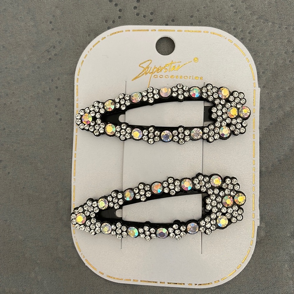 Hair Clip with Rhinestones
